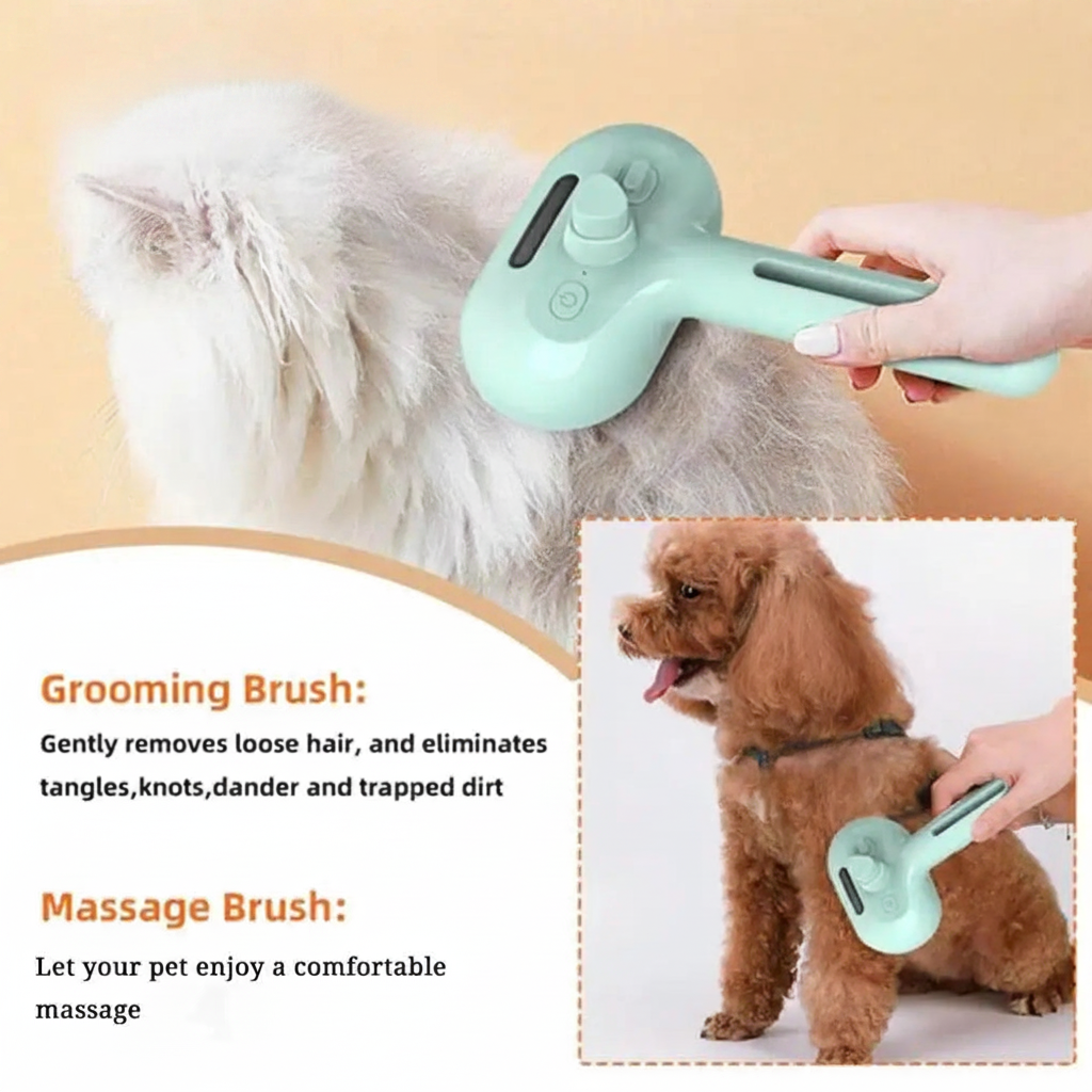 SteamBrush™ – Brosse Anti-Poils pour Chien & Chat