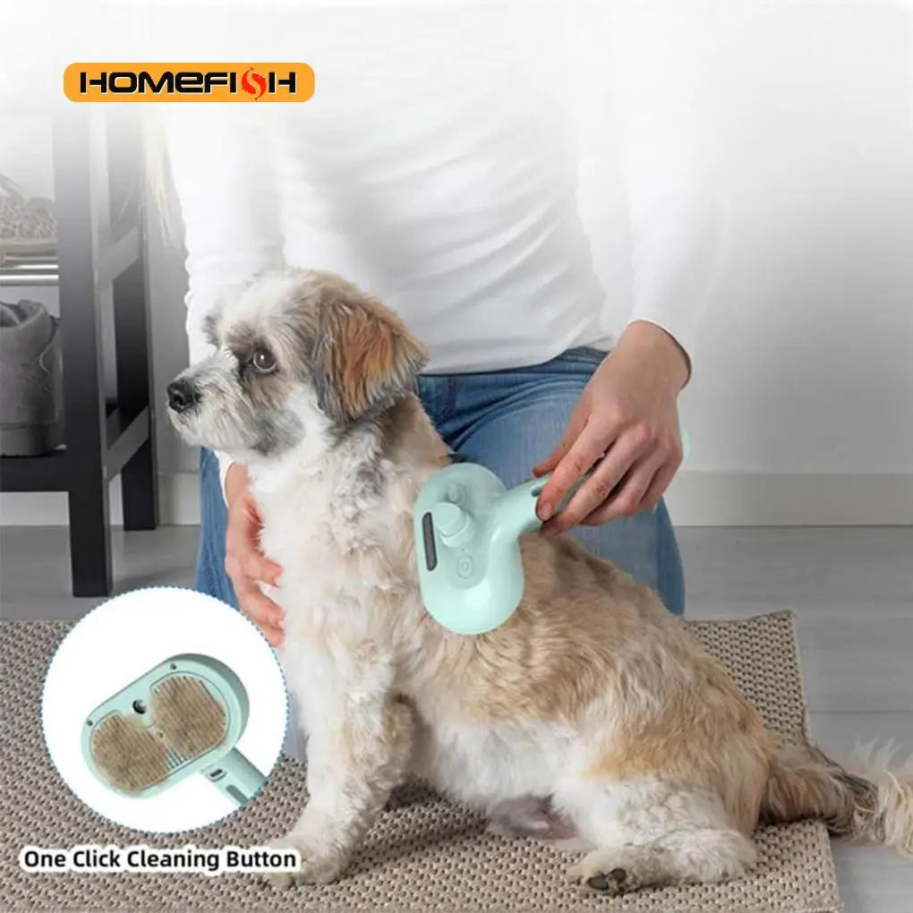 SteamBrush™ – Brosse Anti-Poils pour Chien & Chat