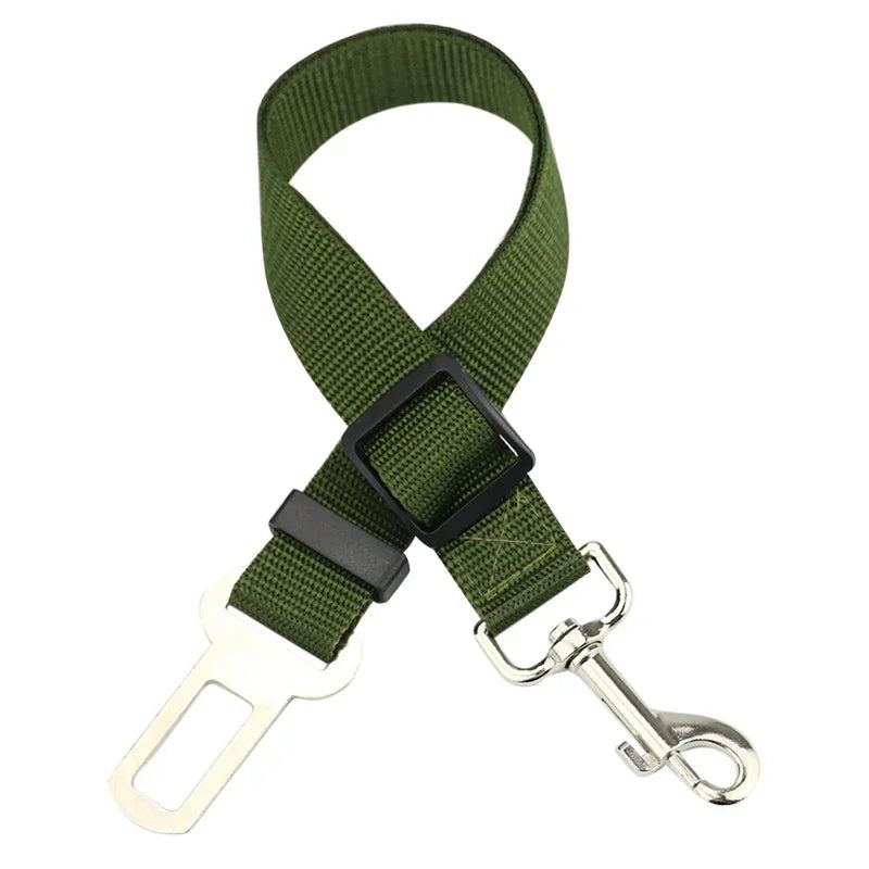 🐶 Ceinture de sécurité réglable pour chien et chat – Voiture (harnais sécurisé)