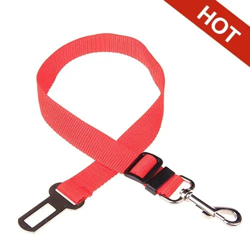 🐶 Ceinture de sécurité réglable pour chien et chat – Voiture (harnais sécurisé)