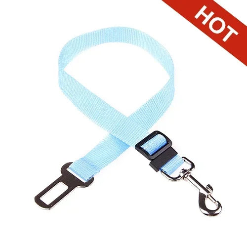 🐶 Ceinture de sécurité réglable pour chien et chat – Voiture (harnais sécurisé)