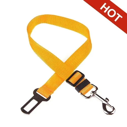 🐶 Ceinture de sécurité réglable pour chien et chat – Voiture (harnais sécurisé)
