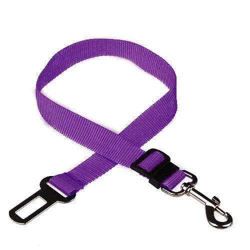 🐶 Ceinture de sécurité réglable pour chien et chat – Voiture (harnais sécurisé)