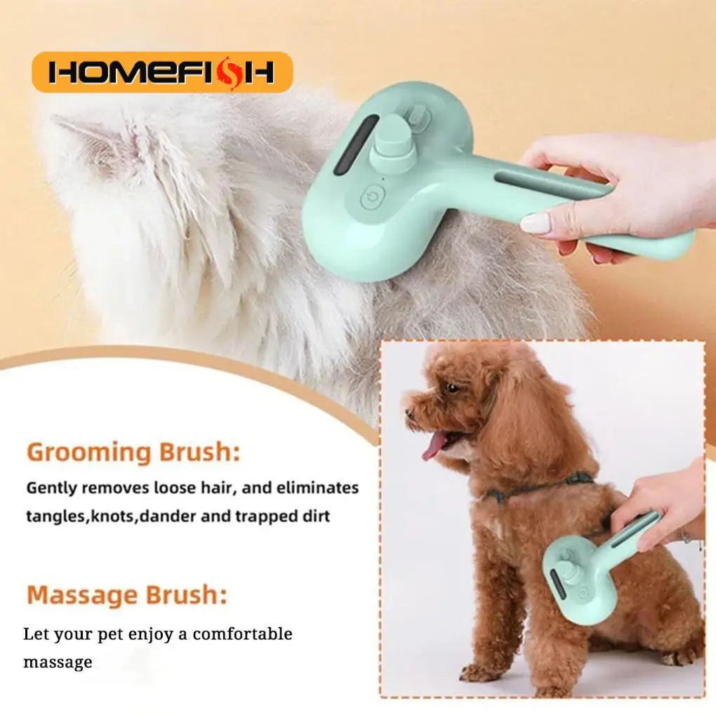 SteamBrush™ – Brosse Anti-Poils pour Chien & Chat